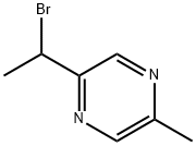 2-(1-broMoethyl)-5-Methylpyrazine Struktur
