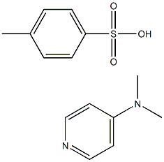 4-メチルベンゼンスルホン酸N,N-ジメチルピリジン-4-アミン 化学構造式