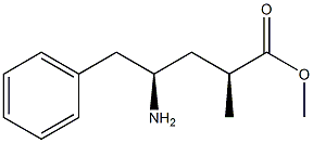 (2S,4R)-Methyl 4-aMino-2-Methyl-5-phenylpentanoate Structure