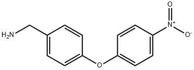 4-(4-硝基苯氧基)苄胺, 91955-44-1, 结构式