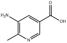 3-Pyridinecarboxylicacid,5-amino-6-methyl-(9CI) Structure