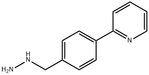 PYRIDINE, 2-[4-(HYDRAZINYLMETHYL)PHENYL] – trichlorohydrate Struktur
