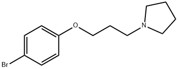 1-(3-(4-broMophenoxy)propyl)pyrrolidine Structure
