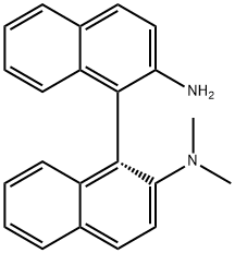 S-N,N-diMethyl-[1,1'-Binaphthalene]-2,2'-diaMine Structure