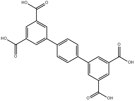 [1,1′:4′,1″]Terphenyl- 3,3″,5,5″-tetracarboxylic acid Struktur