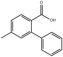 5-メチルビフェニル-2-カルボン酸 化学構造式