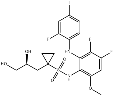 Refametinib  Struktur