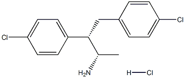 (2S,3S)-3,4-bis(4-chlorophenyl)butan-2-aMine hydrochloride Structure