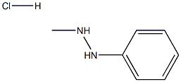 Hydrazine, 1-Methyl-2-phenyl-, hydrochloride (1:1) Structure