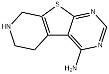 4b,5,6,7,8,8a-hexahydropyrido[4',3':4,5]thieno[2,3-d]pyriMidin-4-aMine,923133-15-7,结构式