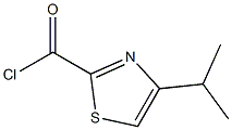 4-异丙基噻唑-2-羰酰氯, 923289-59-2, 结构式
