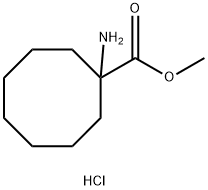 Methyl 1-aMinocyclooctanecarboxylate hydrochloride Struktur
