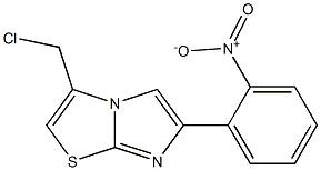 3-ChloroMethyl-6-(2-nitro-phenyl)-iMidazo[2,1-b]thiazole Structure