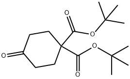 4-氧代-1,1-环己烷二甲酸二叔丁酯, 925704-44-5, 结构式