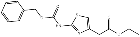 ethyl2-(2-benzyloxycarbonylaMinothiazol-4-yl)acetate Struktur