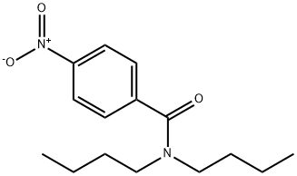 N,N-ジ-N-ブチル-4-ニトロベンズアミド 化学構造式