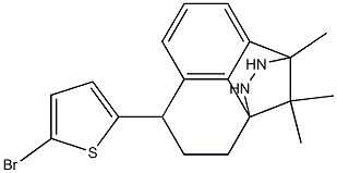2-(5-BroMo-2-thienyl)-2,3-dihydro-1H-naphtho[1,8-de][1,3,2]diazaborine Struktur