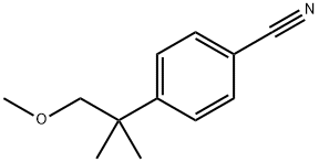 4-(1-Methoxy-2-Methylpropan-2-yl)benzonitrile Structure