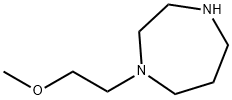 1-(2-Methoxyethyl)-1,4-diazepane 结构式
