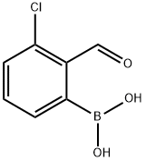 (3-Chloro-2-forMylphenyl)boronic acid Struktur