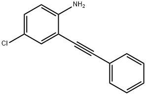 4-氯-2-(苯基乙炔基)苯胺, 928782-97-2, 结构式