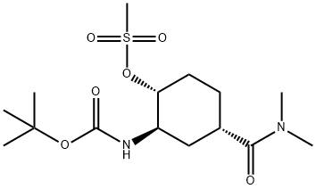 (1R,2R,4S)-2-[(tert-butoxycarbonyl)aMino]-4-[(diMethylaMino)carbonyl]cyclohexyl Methanesulfonate