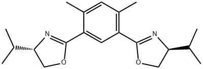 (S,S)-4,6-Bis(4-isopropyl-2-oxazolin-2-yl)-M-xylene Structure