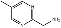 (5-メチルピリミジン-2-イル)メタンアミン 化学構造式