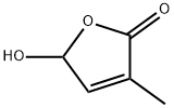 5-ヒドロキシ-3-メチル-2(5H)-フラノン 化学構造式