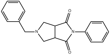 5-Benzyl-2-phenyltetrahydropyrrolo[3,4-c]pyrrole-1,3-dione Structure
