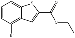 Ethyl 4-broMo-1-benzothiophene-2-carboxylate Structure