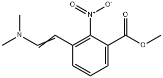 (E)-METHYL 3-(2-(DIMETHYLAMINO)VINYL)-2-NITROBENZOATE 结构式