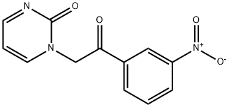 1-(2-(3-硝基苯基)-2-氧代乙基)嘧啶-2(1H)-酮, 933053-15-7, 结构式