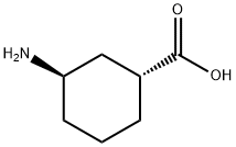 (1R,3R)-3-AMinocyclohexanecarboxylic acid Structure
