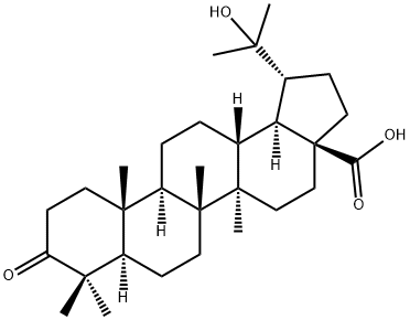 20-HYDROXY-3-OXO-28-LUPANOIC ACID, 93372-87-3, 结构式