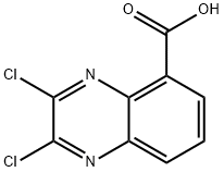 2,3-Dichloroquinoxaline-5-carboxylic acid Struktur