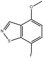 7-fluoro-4-Methoxy-benzo[d]isothiazole Struktur