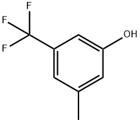 3-METHYL-5-(TRIFLUOROMETHYL)PHENOL 化学構造式