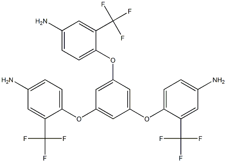 1,3,5-Tris(4-aMino-2-(trifluoroMethyl)phenoxy)benzene Struktur