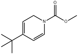 4-TERT-ブチルピリジン-1-カルボン酸メチル 化学構造式