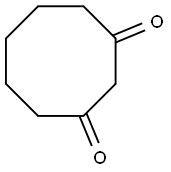 シクロオクタン-1,3-ジオン 化学構造式