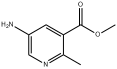 5-氨基-2-甲基烟酸甲酯, 936130-28-8, 结构式