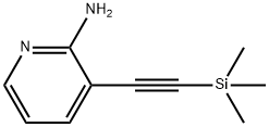 3-((triMethylsilyl)ethynyl)pyridin-2-aMine, Structure