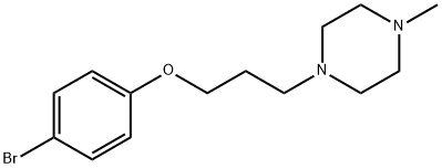 1-(4-(4-溴苯氧基)丁基)-4-甲基哌嗪, 93699-37-7, 结构式