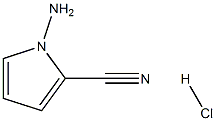 1-氨基-1H-吡咯-2-甲腈盐酸盐, 937046-97-4, 结构式