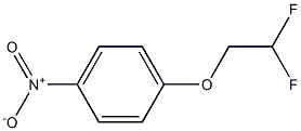 1-(2,2-二氟乙氧基)-4-硝基苯 结构式