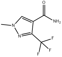 ペンチオピラド代謝物 (PAM)1-メチル-3-トリフルオロメチル-1H-ピラゾール-4-カルボキサミド 化学構造式