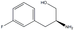(S)-b-AMino-3-fluorobenzenepropanol 化学構造式