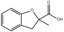 2-Methyl-2,3-dihydrobenzofuran-2-carboxylic acid Struktur
