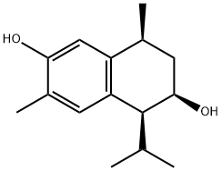1,3,5-Cadinatriene-3,8-diol Structure